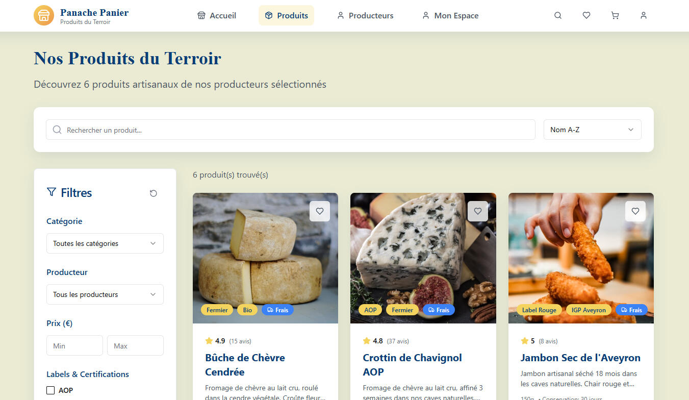 Exemple de Plateforme de e-commerce